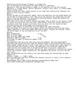 Esszék 'Report on experiment determining the percentage of copper in the copper ore mala', 1.                