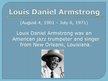 Prezentációk 'Louis Daniel Armstrong', 2.                