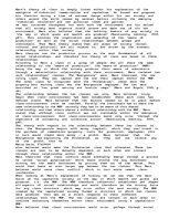 Esszék 'Description of the Marxist Argument about the Importance of Class', 1.                