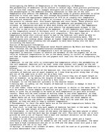 Esszék 'Investigating the Effect of Temperature on the Permeability of Membranes', 1.                