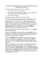 Összefoglalók, jegyzetek 'A polgári átalakulás programja és megvalósítása Magyarországon a reformkorban és', 1.                
