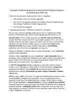 Összefoglalók, jegyzetek 'A polgári átalakulás programja és megvalósítása Magyarországon a reformkorban és', 1.                