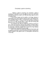 Esszék 'Everyone is Good at Something', 1.                