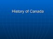 Prezentációk 'History of Canada', 1.                