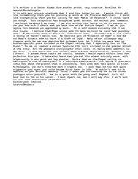 Esszék 'Michelangelo Creative Essay. A Letter to Michelangelo from Another Artist', 1.                