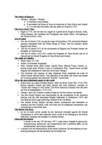 Összefoglalók, jegyzetek 'Summary of the 17th and 18th Centuries (in Britain)', 5.                