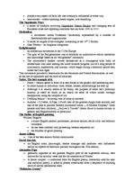 Összefoglalók, jegyzetek 'Summary of the 17th and 18th Centuries (in Britain)', 6.                