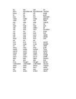 Összefoglalók, jegyzetek 'Irregular Verbs', 2.                