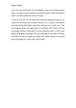 Esszék 'Importance of Healthy Lifestyle', 3.                