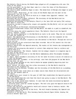 Esszék 'Christianity in the New World', 1.                