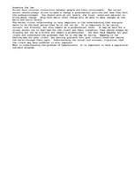 Esszék 'When Understanding the Clients', 2.                