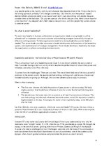 Összefoglalók, jegyzetek 'Power and Influence and Its Role in Leadership', 4.                