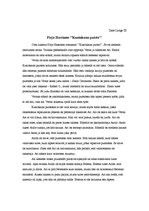 Esszék 'Pirjo Hassinen "Kuninkaan puisto" ', 1.                