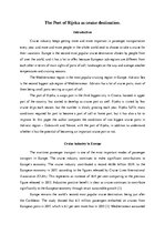 Kutatási anyagok 'The Port of Rijeka as Cruise Destination', 1.                