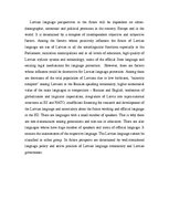Kutatási anyagok 'The Report about Ina Druviete’s Work "The Future of the Latvian Language in the ', 3.                