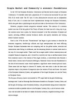 Kutatási anyagok 'Single Market and Community’s Economic Foundations', 1.                