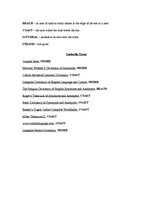 Összefoglalók, jegyzetek 'Chain of Synonyms: Shore, Bank, Beach, Coast, Littoral, Strand', 7.                