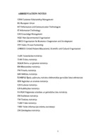 Záródolgozatok 'The Analysis of Efficiency and Productivity Levels of Latvian E-government', 7.                