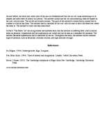 Esszék 'Symbolism in Edgar Allan Poe’s work „The Black Cat”', 5.                