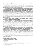 Esszék 'Entrepreneurship Development in Latvia', 1.                