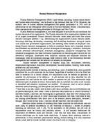 Esszék 'Human Resource Management', 1.                