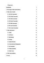 Kutatási anyagok 'History of Video Games', 2.                