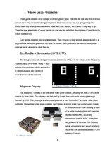 Kutatási anyagok 'History of Video Games', 6.                