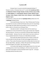 Esszék 'Latvia in European Union', 1.                