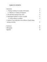 Kutatási anyagok 'The Use of Colours in English Lessons Teaching Vocabulary to Secondary School Pu', 5.                