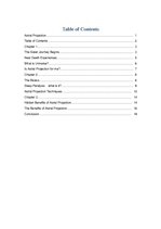 Kutatási anyagok 'Astral Projection', 2.                