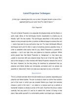 Kutatási anyagok 'Astral Projection', 10.                