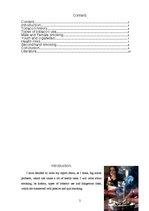 Kutatási anyagok 'Smoking, It's History and Problems Connected to It', 1.                