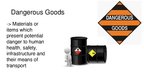 Prezentációk 'Dangerous Goods', 3.                