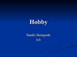 Prezentációk 'Hobby', 1.                