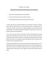 Esszék 'Human Rights', 1.                