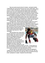 Esszék 'The most Important Thing Is not Winning but Taking Part', 2.                