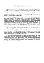 Esszék 'A House Divided Against Itself Cannot Stand', 1.                