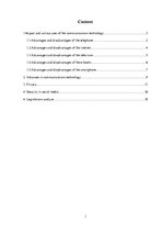 Kutatási anyagok 'Communications Techology', 1.                