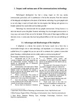 Kutatási anyagok 'Communications Techology', 2.                