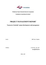 Üzleti tervek 'Project Development and Management "Innovative Umbrella"', 1.                