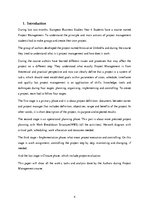 Üzleti tervek 'Project Development and Management "Innovative Umbrella"', 4.                