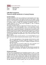 Kutatási anyagok 'Turnover and Job Satisfaction in Leasing Company', 1.                