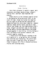 Összefoglalók, jegyzetek 'Annotation About Movies "Blade.Trinity" and "Elektra"', 1.                