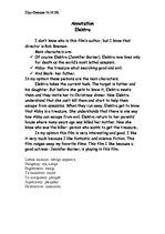 Összefoglalók, jegyzetek 'Annotation About Movies "Blade.Trinity" and "Elektra"', 2.                