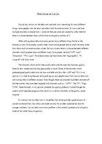 Esszék 'Television in Latvia', 1.                
