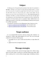 Összefoglalók, jegyzetek 'Advertisement Analysis', 3.                