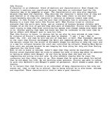 Esszék 'Character Sketch of John Proctor (The Crucible)', 1.                