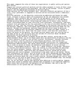 Esszék 'Comparison of Political Machines and the Reform Movement', 1.