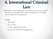 Prezentációk 'Branches of International Public Law', 6.                