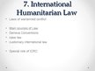 Prezentációk 'Branches of International Public Law', 9.                